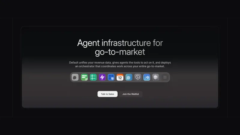 Default — Agent infrastructure