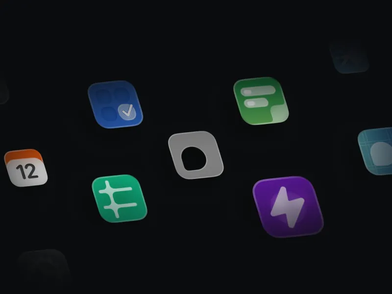 Default — Icons with dimension