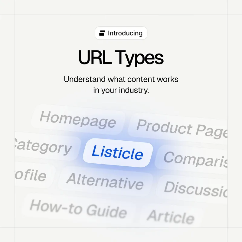 Peec AI — Introducing URL Types