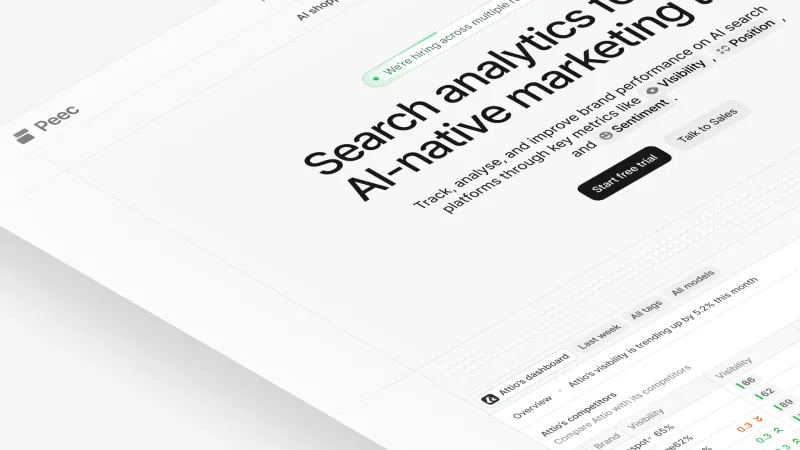 Peec AI — A new home for Peec AI