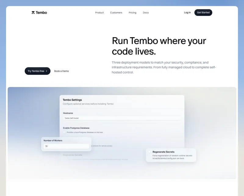 Tembo — Make yourself at home