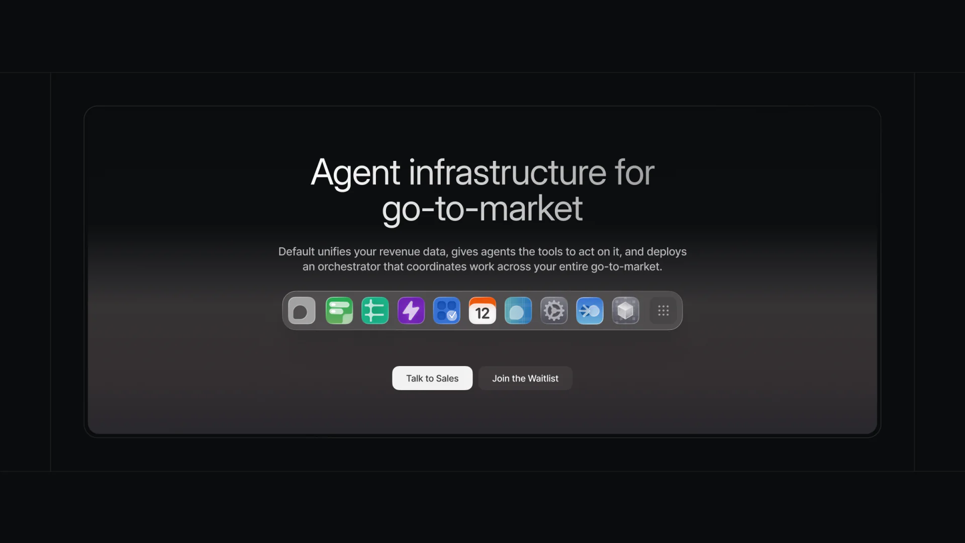 Default — homepage
