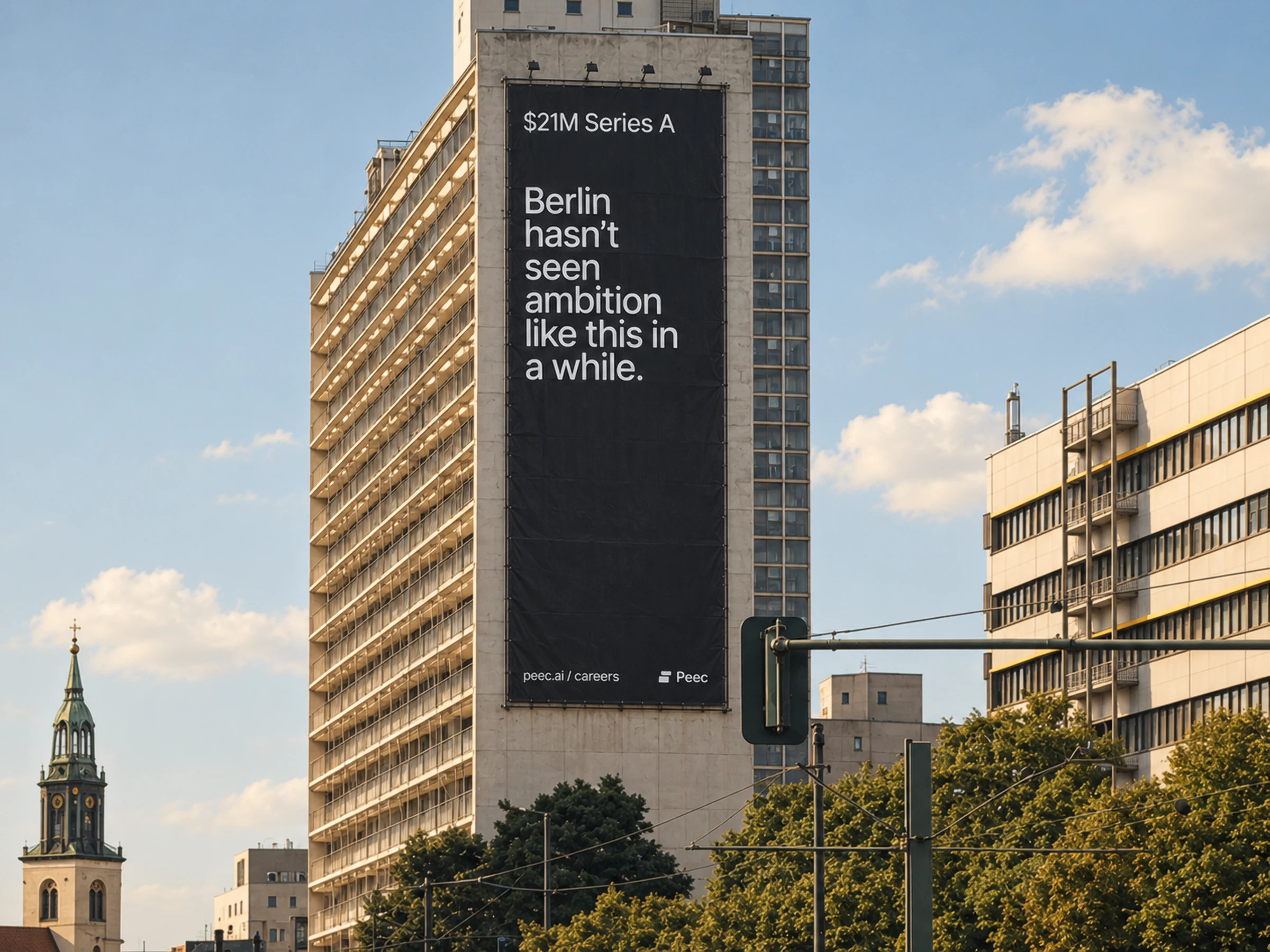 Peec AI — Out of home billboard, Berlin
