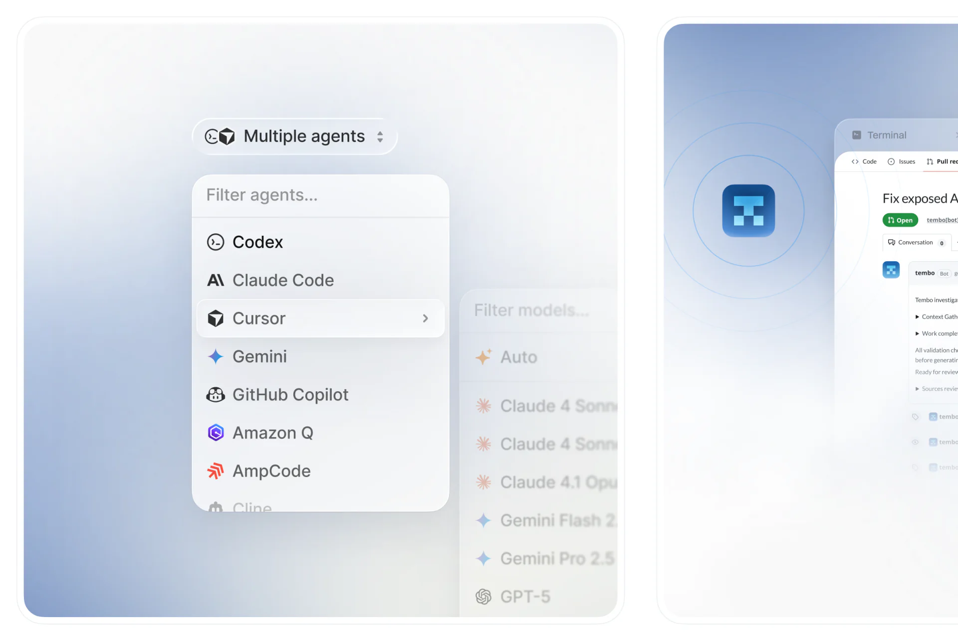 Tembo — multi-agent support